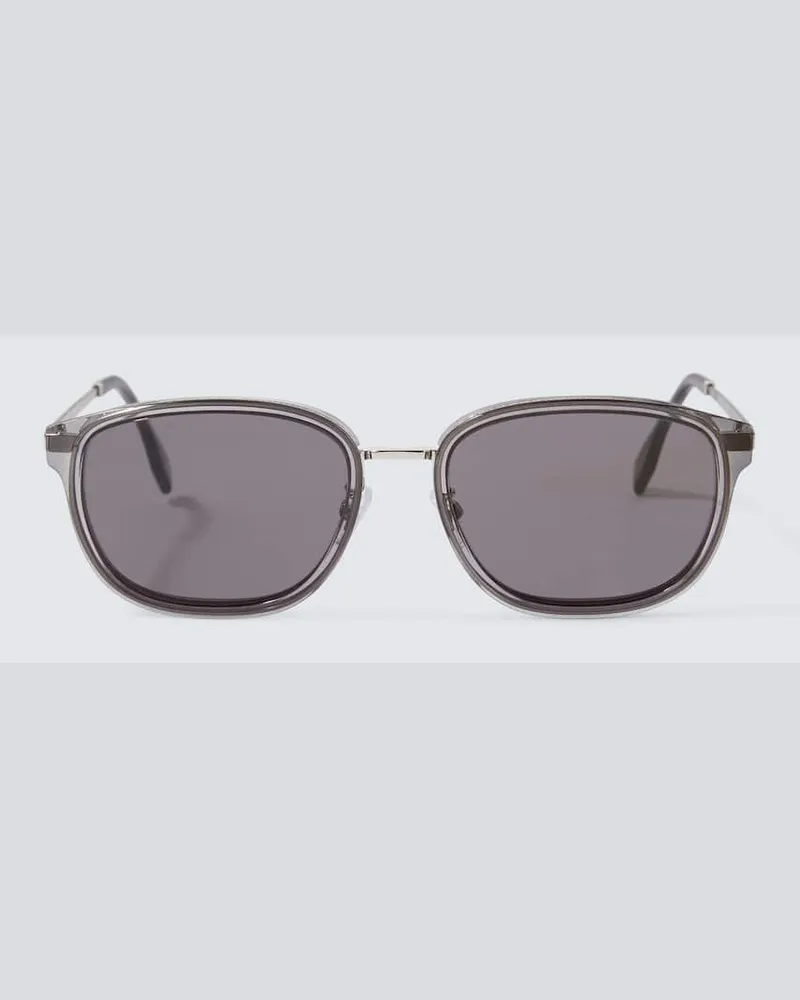 Fendi Ovale Sonnenbrille Fendi Travel Grau