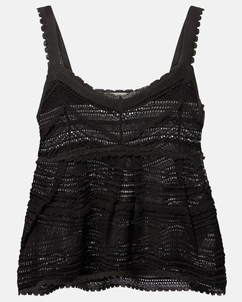Zimmermann Top Lucky aus Spitze Schwarz