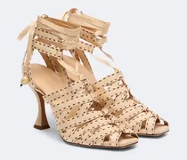 Sandalen Corsage aus Canvas