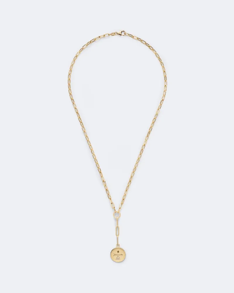 FOUNDRAE Halskette Dream aus 18kt Gelbgold mit Diamanten Gold