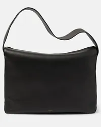 KHAITE Schultertasche Elena Large aus Leder Schwarz