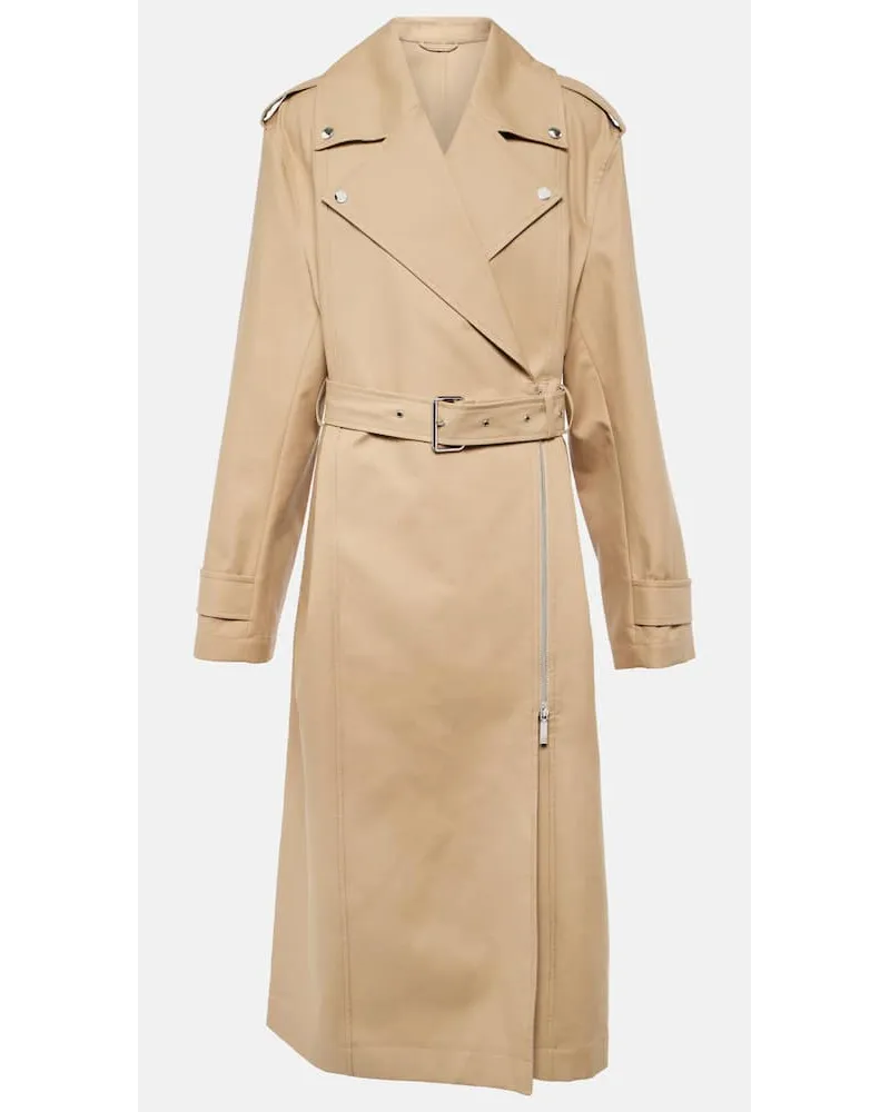 Totême Trenchcoat aus Baumwolle Beige