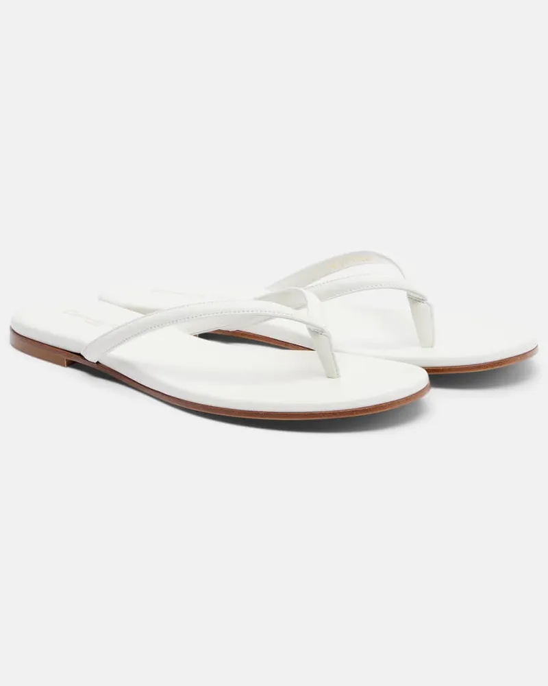 Gianvito Rossi Sandalen aus Leder Weiß