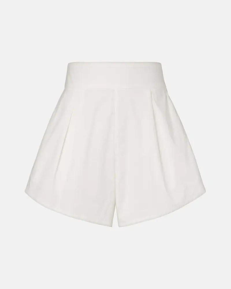 Adriana Degreas Shorts aus Baumwolle Weiß