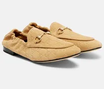 Loafers Horsebit GG aus Veloursleder