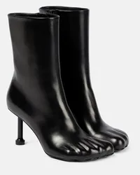 Balenciaga Ankle Boots Fetish aus Leder Schwarz