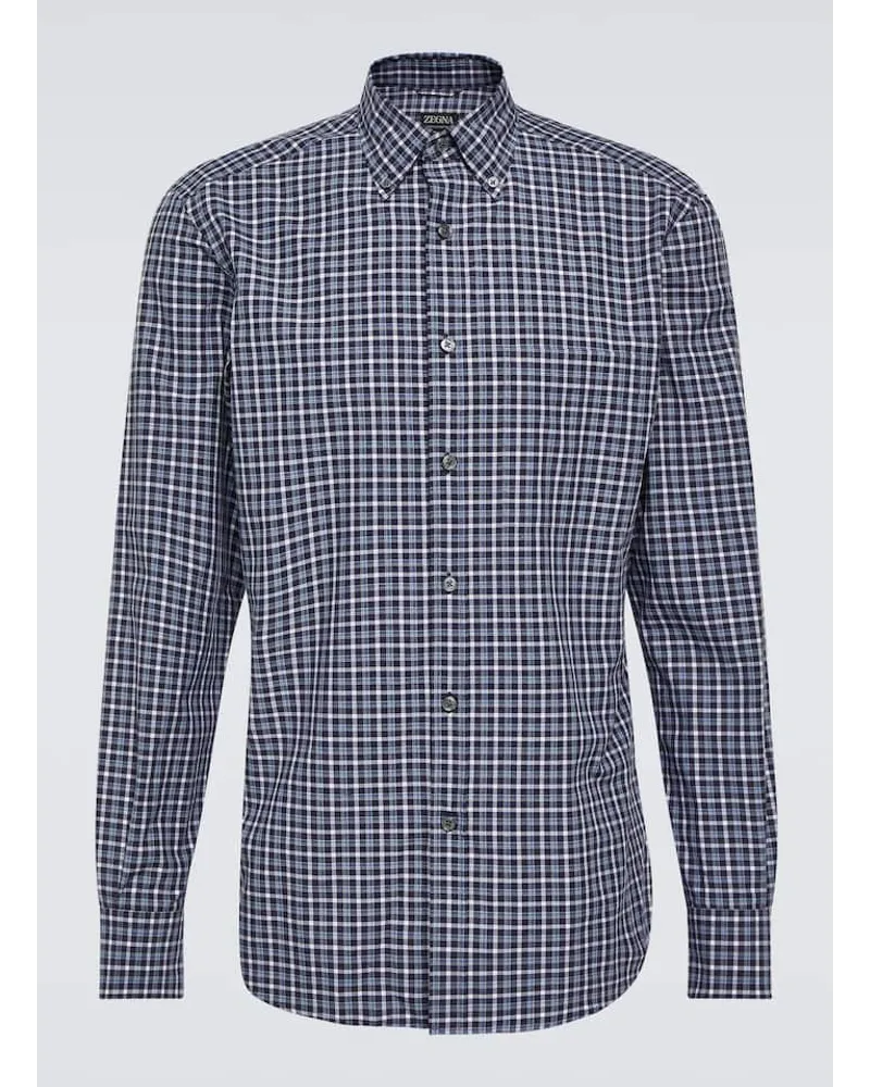 Ermenegildo Zegna Hemd aus Baumwolle Multicolor