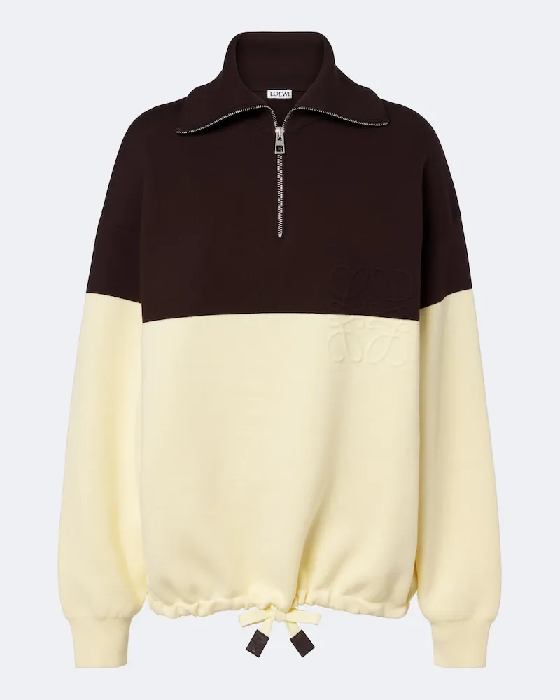 Loewe Pullover Anagram aus einem Baumwollgemisch Multicolor