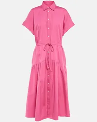 Ralph Lauren Hemdblusenkleid aus Baumwolle Pink