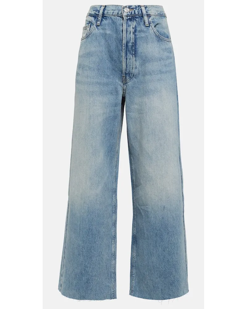 Frame Denim Wide-Leg Jeans Le Low Baggy Blau