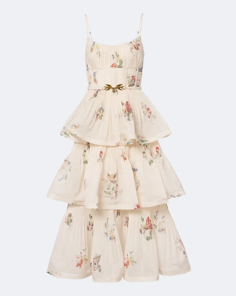Zimmermann Midikleid Beige