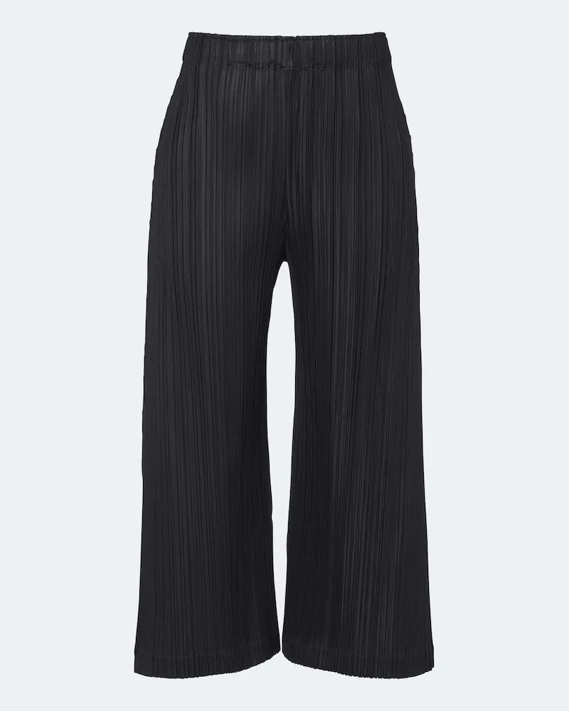 Issey Miyake Weite Cropped-Hose Monthly Colors: July Schwarz
