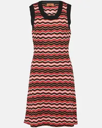 Missoni Minikleid aus Haekelstrick Multicolor