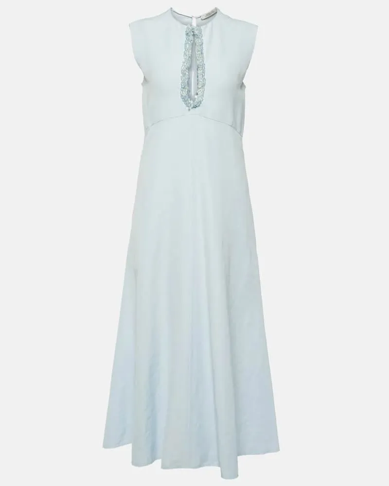 Dorothee Schumacher Verziertes Midikleid Summer Cruise Blau