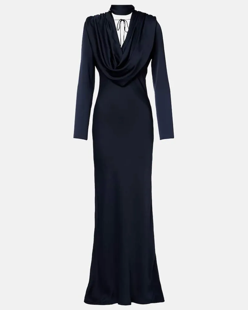 ROTATE Birger Christensen Robe Blau