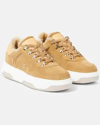 Bogner Sneakers Ottawa aus Veloursleder Beige