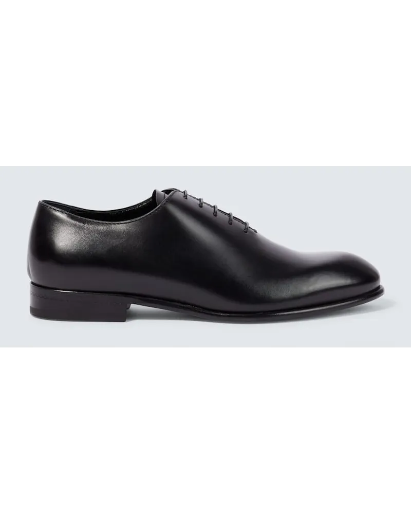 Ermenegildo Zegna Schnürschuhe Vienna aus Leder Schwarz