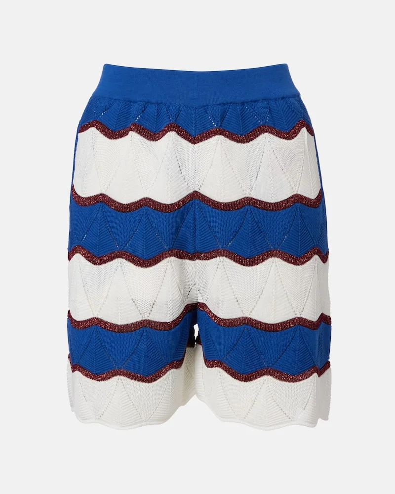 La DoubleJ Shorts Hang Ten aus einem Baumwollgemisch Blau