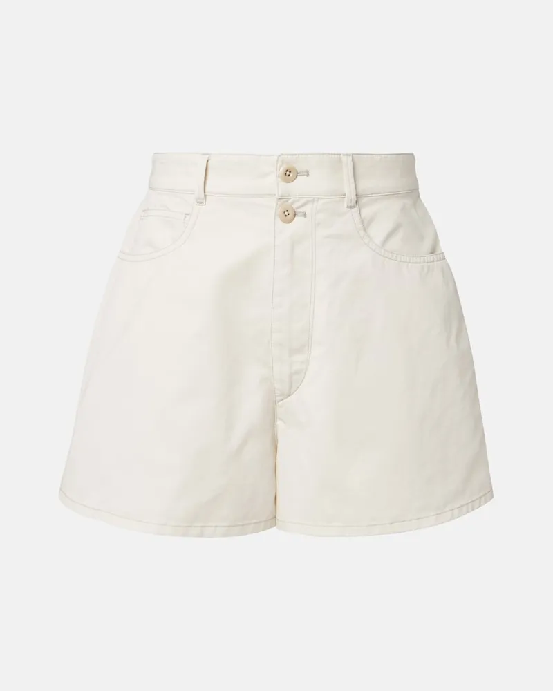 Christophe Lemaire Jeansshorts Weiß