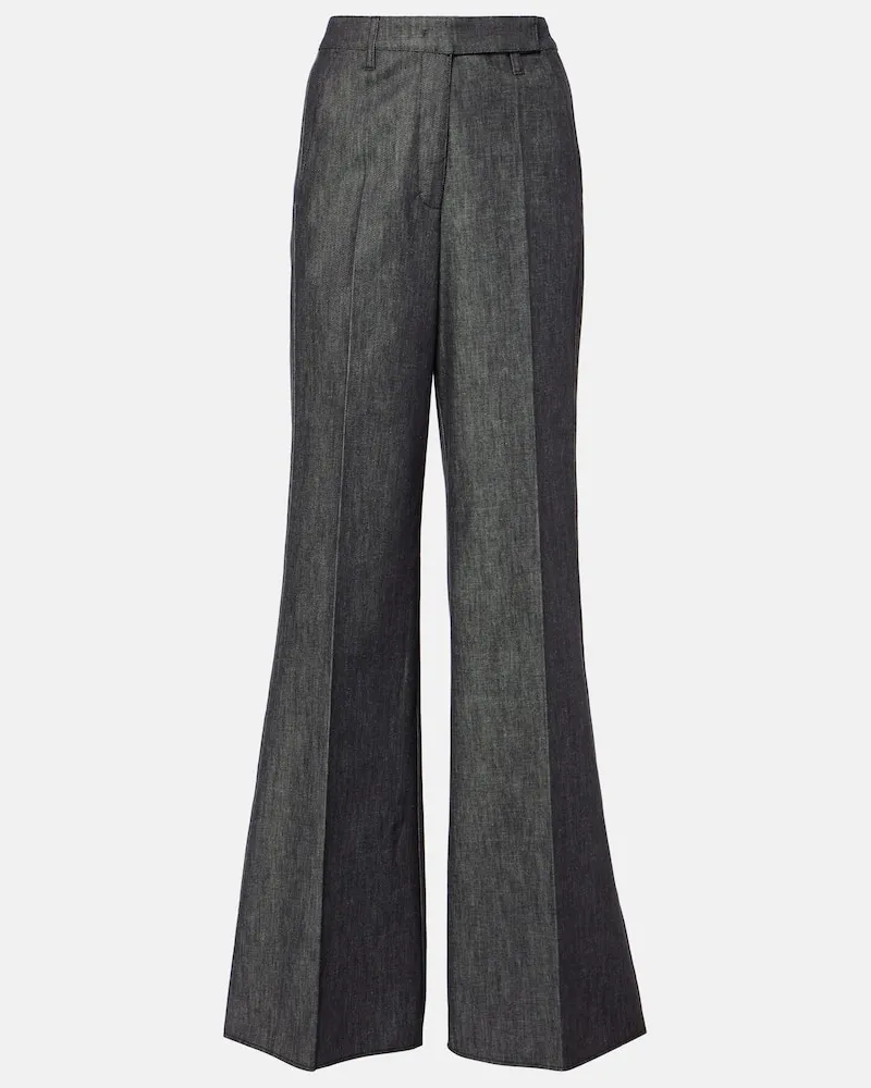 Dorothee Schumacher High-Rise Wide-Leg Jeans Pure Love Blau