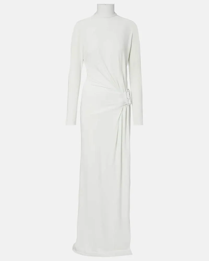 Courrèges Courrèges Maxikleid aus Jersey Blau