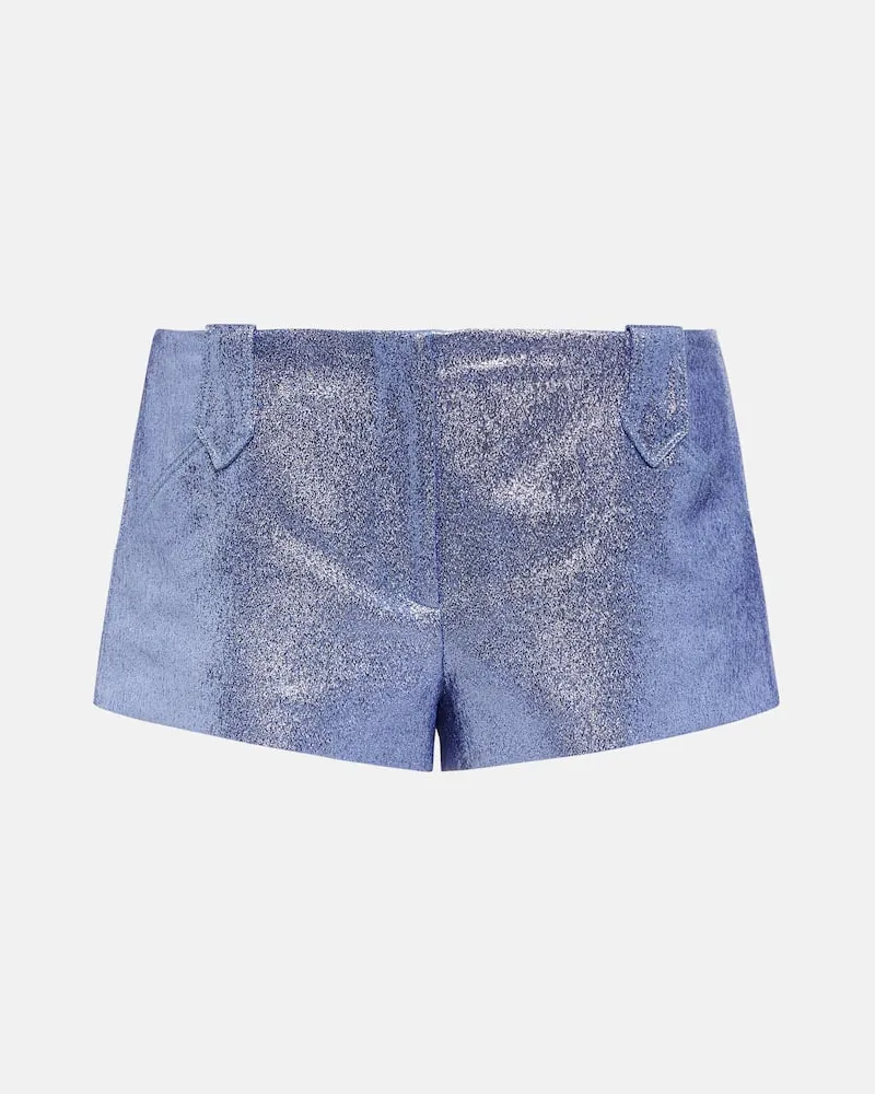 Tom Ford Low-Rise-Shorts aus Sablé Violett