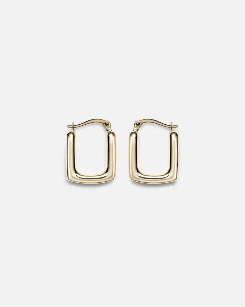 Stone & Strand Ohrringe Squared Off aus 14kt Gelbgold Gold