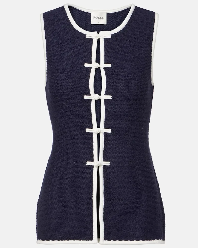 Posse Weste Lou Blau