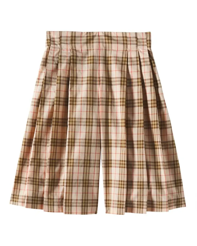 Burberry Bermuda-Shorts Burberry Check aus Baumwolle Beige