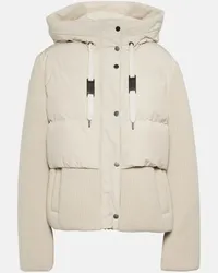 Brunello Cucinelli Jacke aus einem Baumwollgemisch Weiss