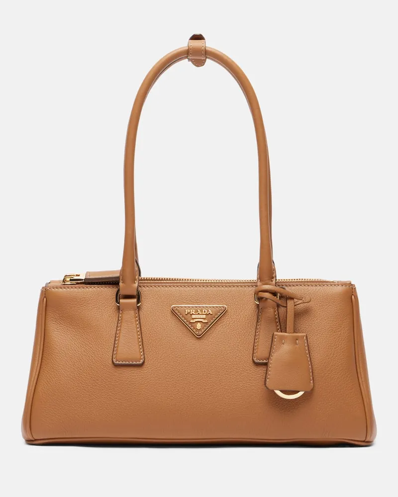 Prada Tote Bag Prada Galleria Medium aus Leder Braun