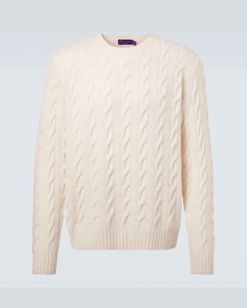 Ralph Lauren Pullover aus Kaschmir Weiã