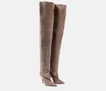 Overknee-Stiefel Ines aus Veloursleder