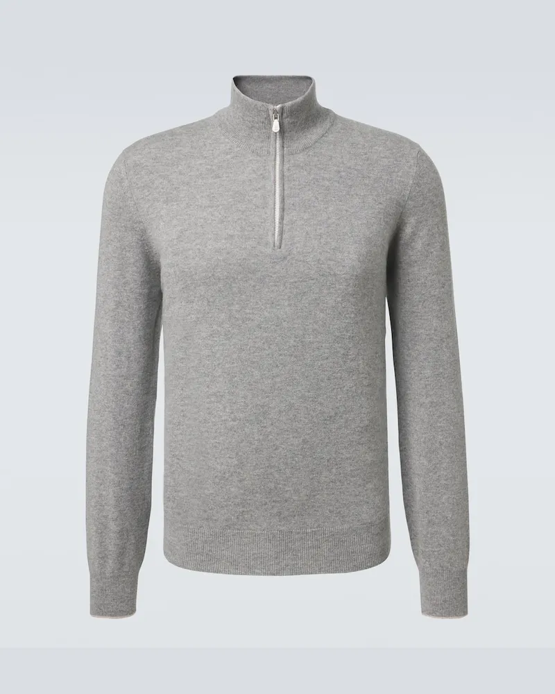 Brunello Cucinelli Pullover aus Kaschmir Grau