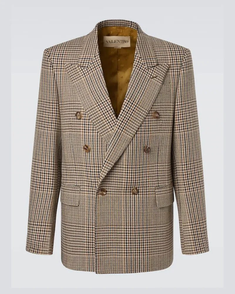 Valentino Garavani Blazer aus Schurwolle Beige