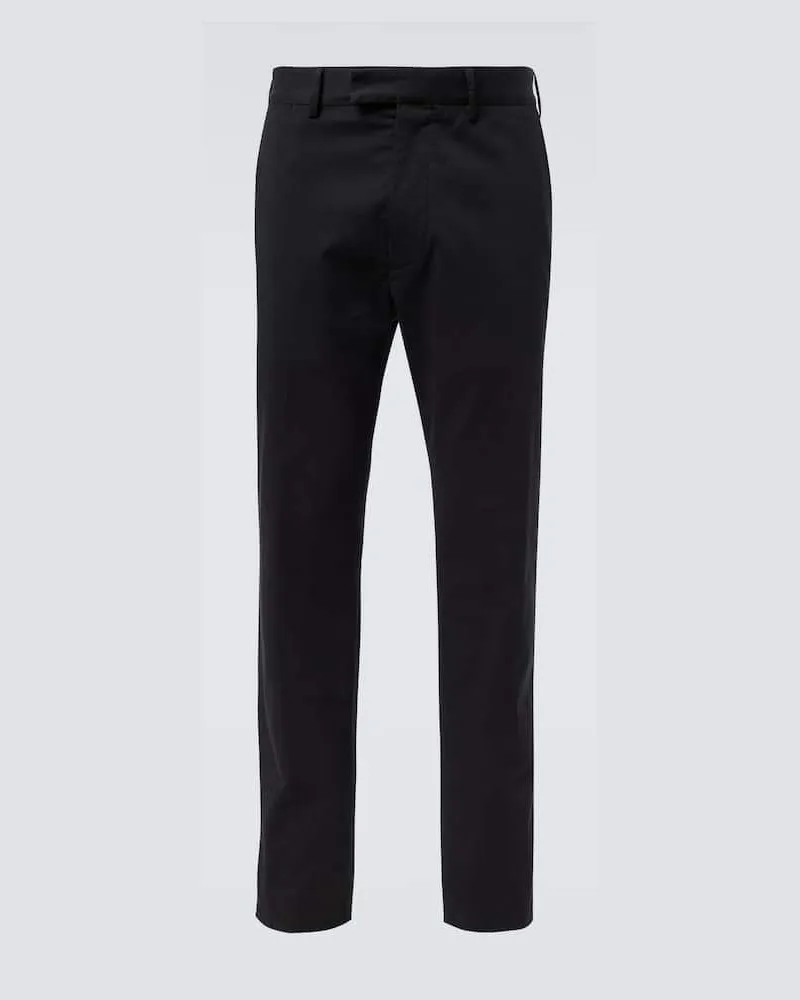 Tom Ford Chinohose aus Baumwoll-Twill Schwarz