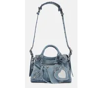 Schultertasche Neo Cagole XS aus Denim