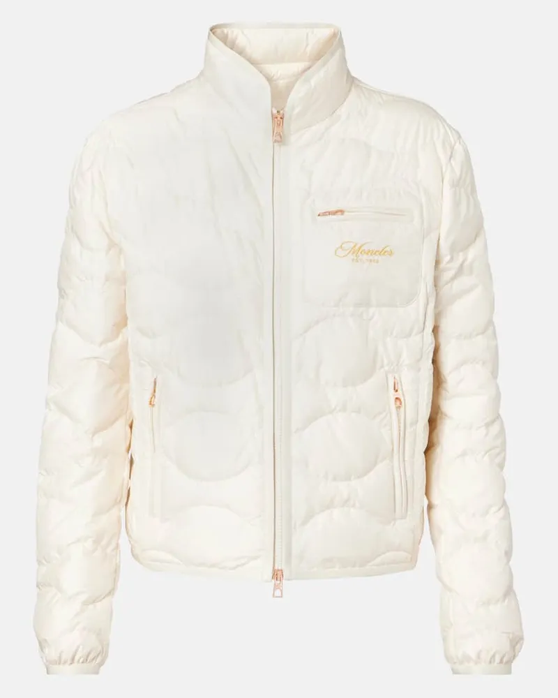 Moncler Daunenjacke Tegea aus Ripstop Weiß