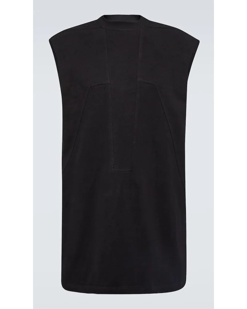 Rick Owens Top Aus Baumwoll Jersey Schwarz