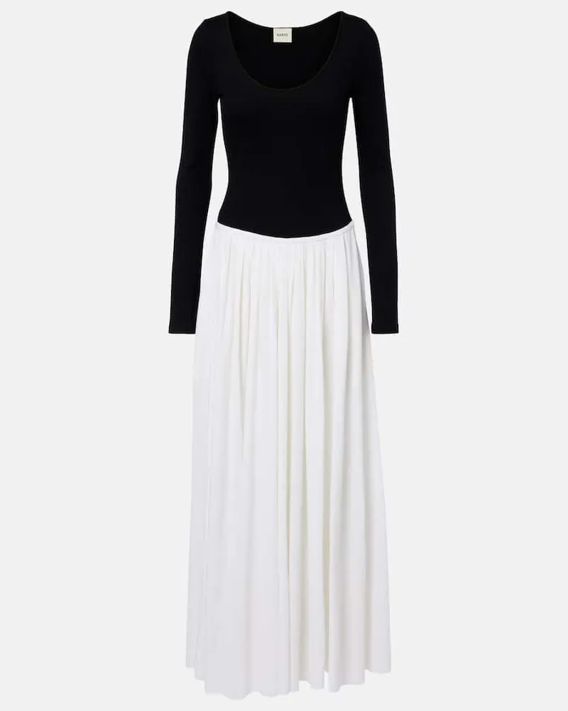 KHAITE Maxikleid Carlotta Schwarz