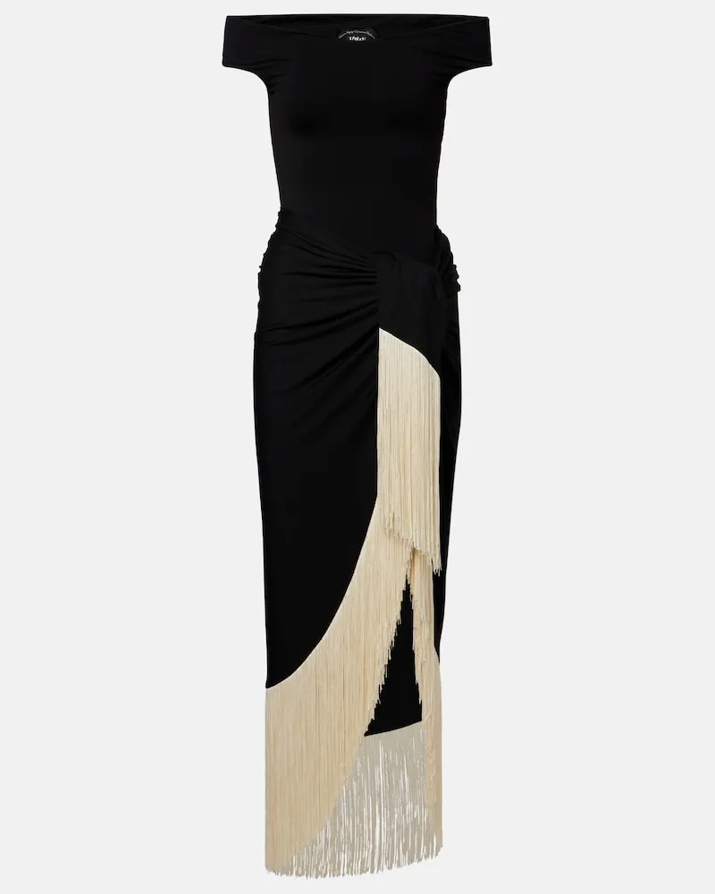 Taller Marmo Set Romy aus Badeanzug und Cover-up Schwarz