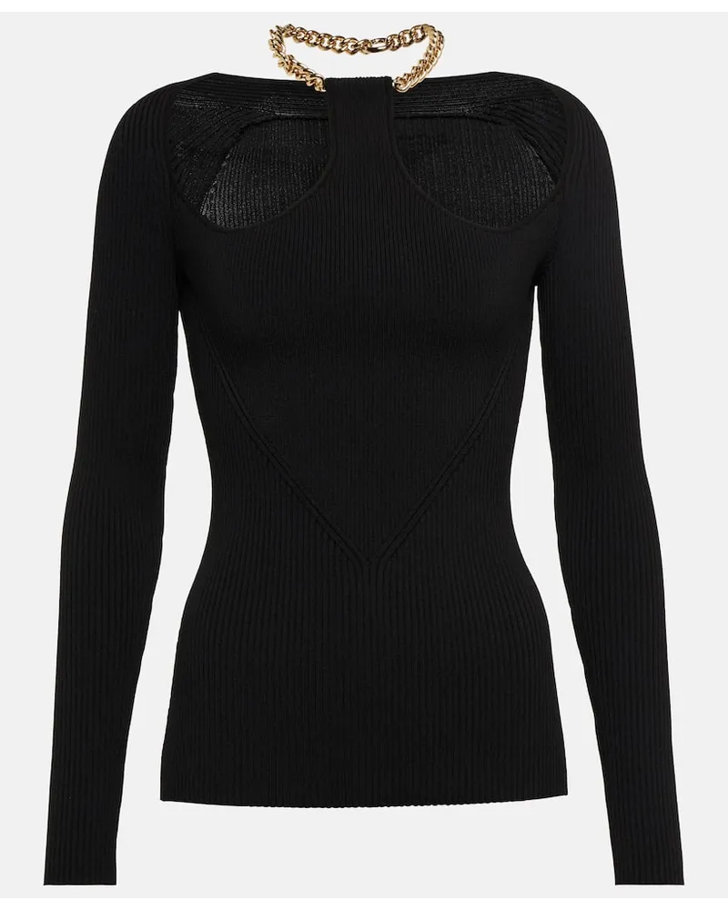 Proenza Schouler Verziertes Top Schwarz