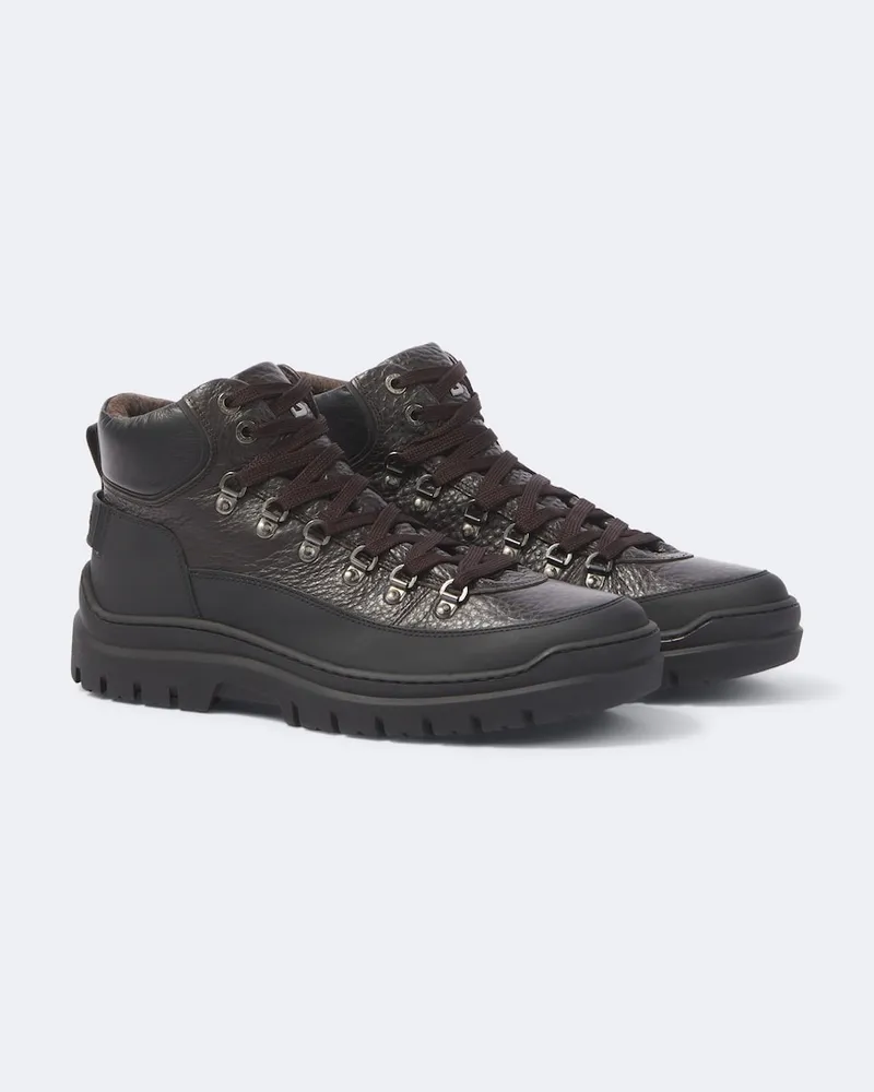 Bogner Schnürstiefel Bansko S 2 D aus Leder Braun
