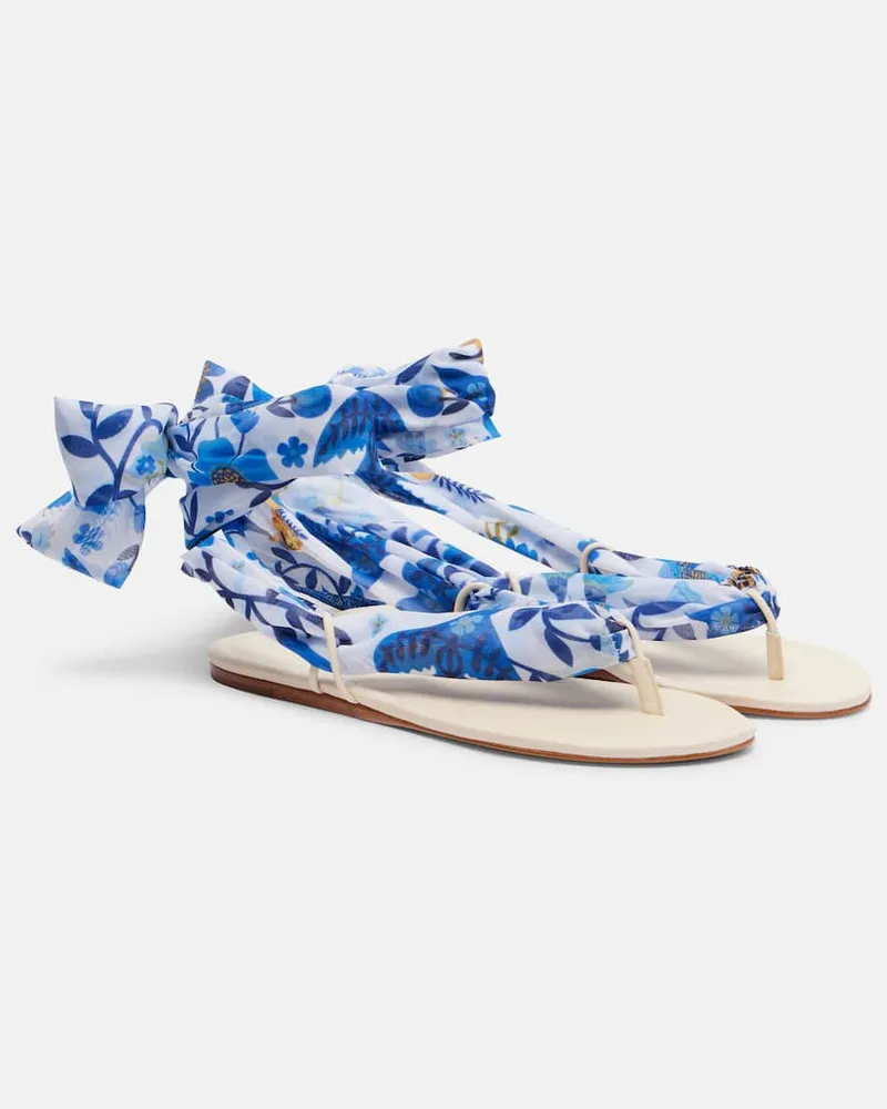 FARM Rio Bedruckte Sandalen Blau