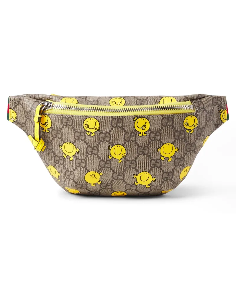 Gucci X Mr. Men Little Miss Gürteltasche GG aus Canvas Braun