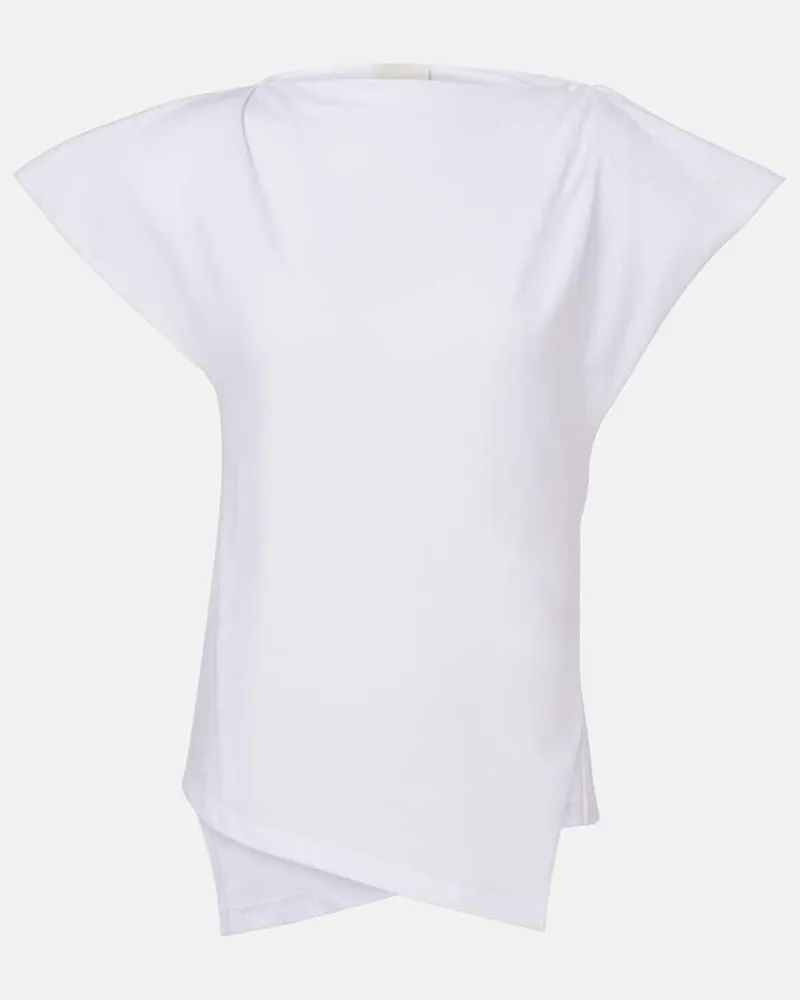Isabel Marant T-Shirt Sebani aus Baumwolle Weiß