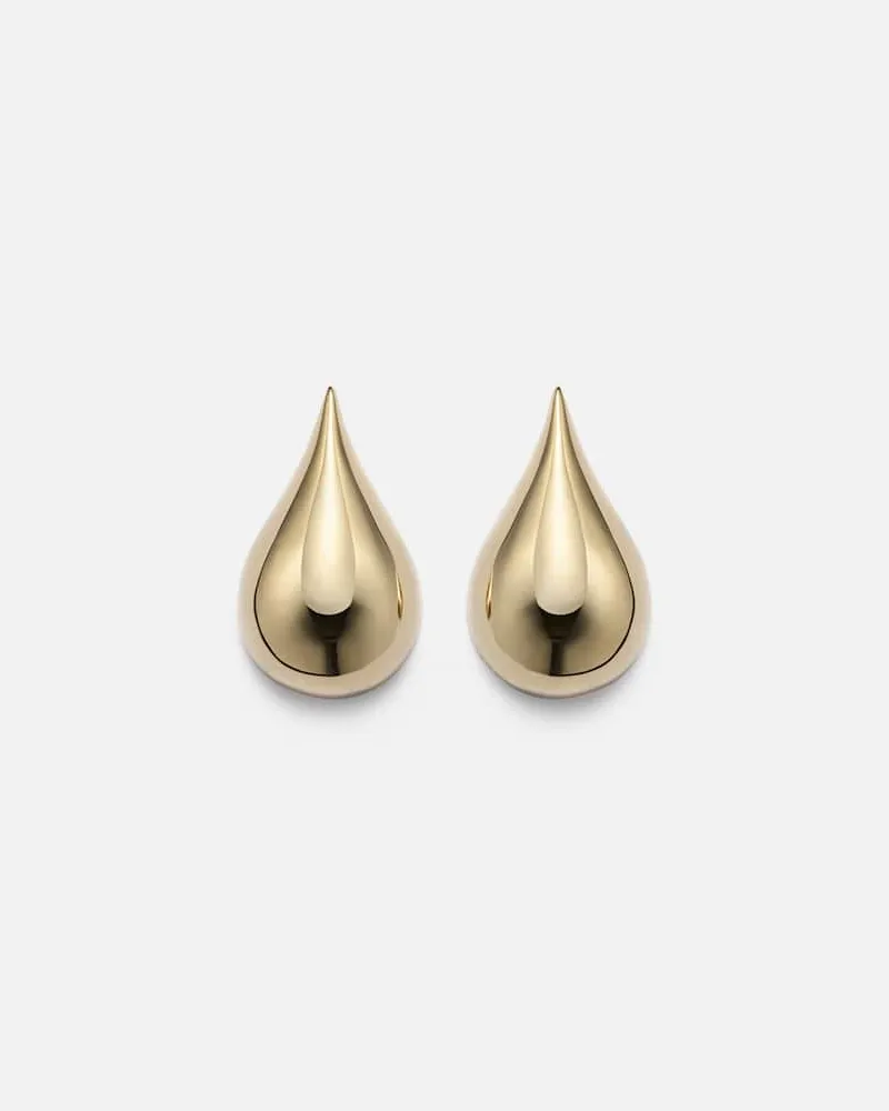 MATEO Ohrringe Water Droplet aus 14kt Gelbgold Gold
