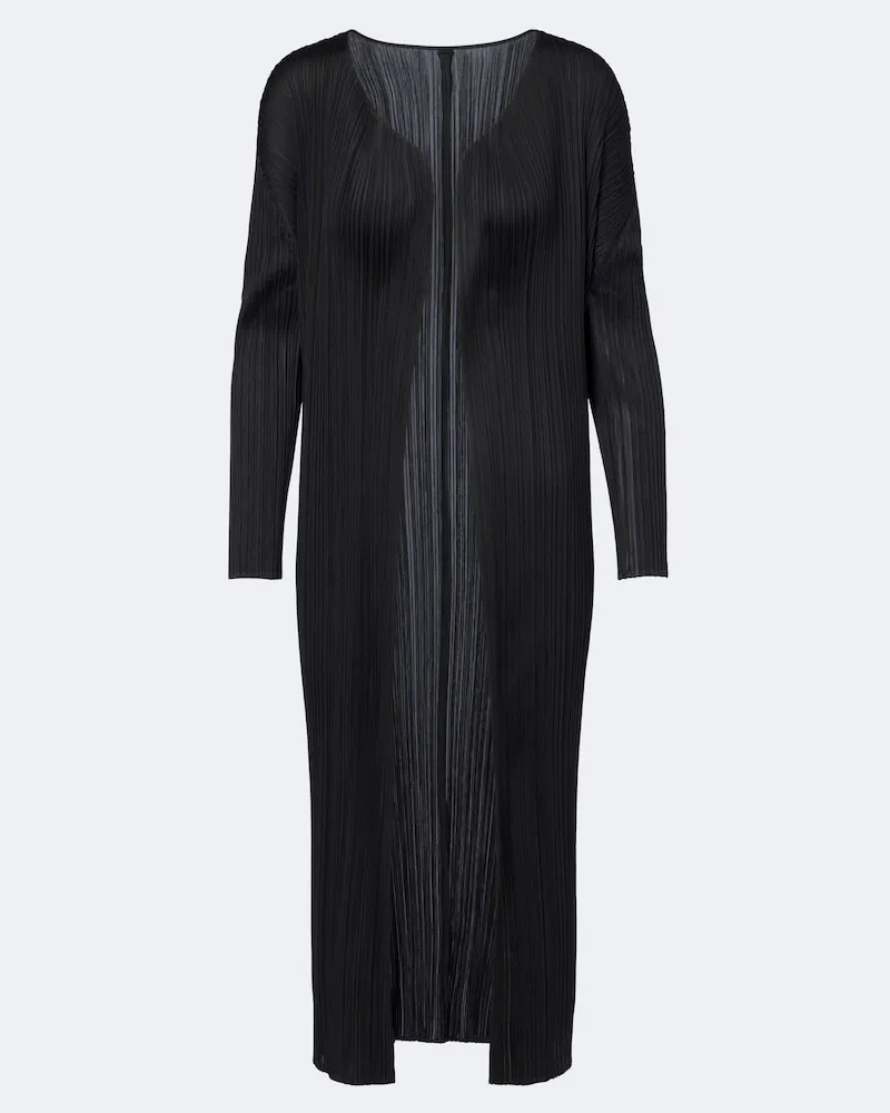 Issey Miyake Cardigan Basics Schwarz