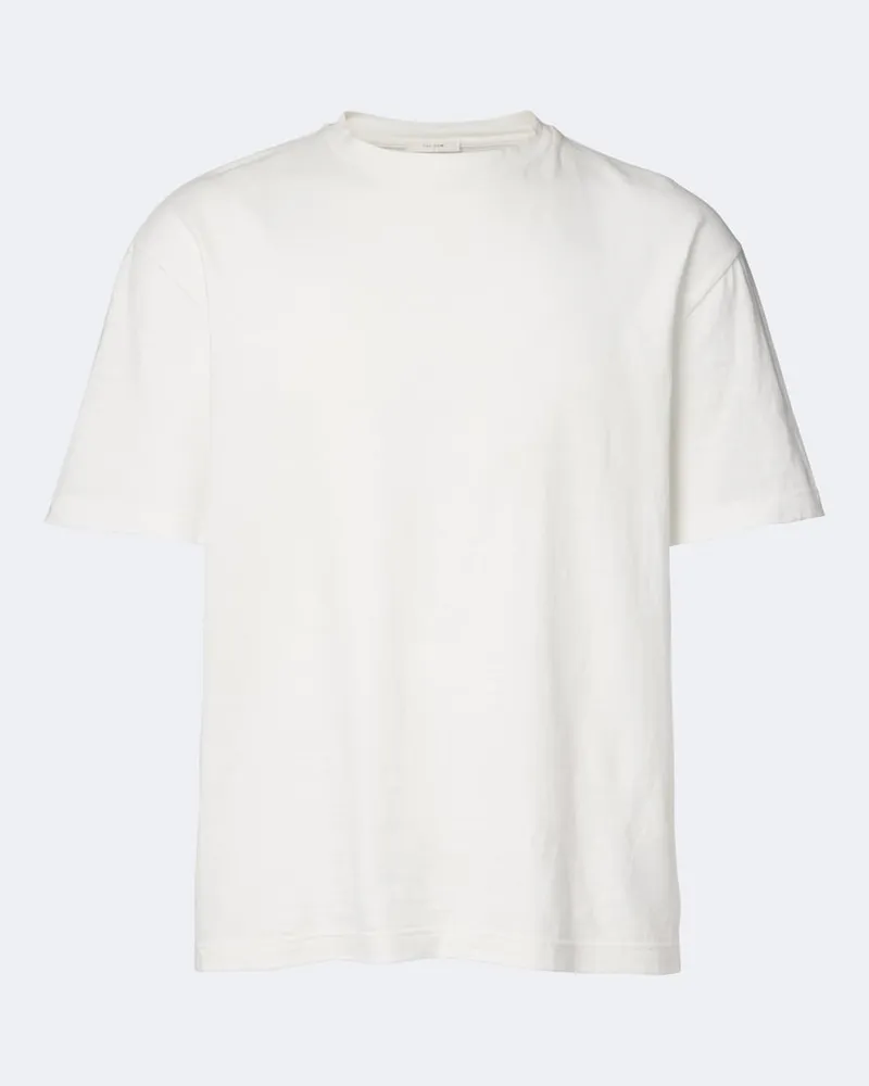 The Row T-Shirt Madoc aus Baumwoll-Jersey Weiß