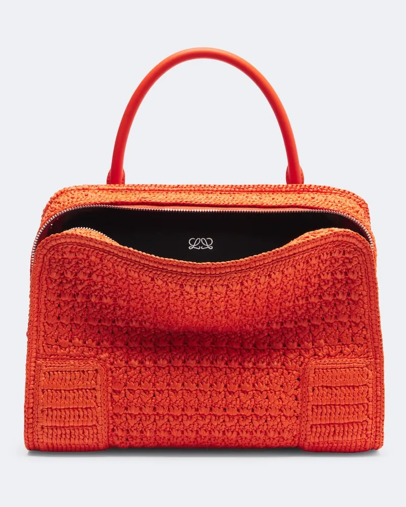 Loewe X Cosima von Bonin Henkeltasche Amazona 180 Medium Orange